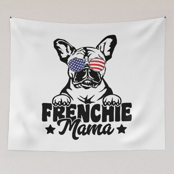 Artikelvorschau, Frenchie Mama Patriotischer französischer Bulldoggen-Hundeliebhaber 4. Juli entworfen und verkauft von MintedFresh.