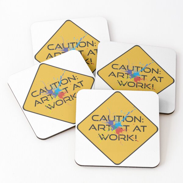 Item preview, Caution Artist At Work designed and sold by Healio2.