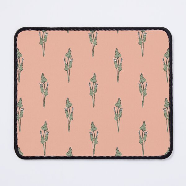 Item preview, Daisy buds on salmon background designed and sold by cezidesign.