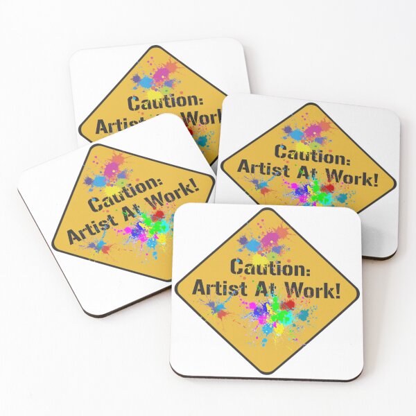 Item preview, Caution Artist At Work designed and sold by Healio2.