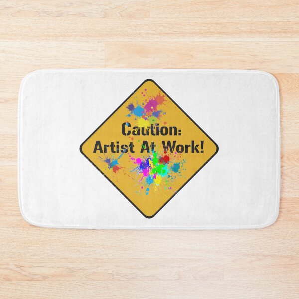 Item preview, Caution Artist At Work designed and sold by Healio2.