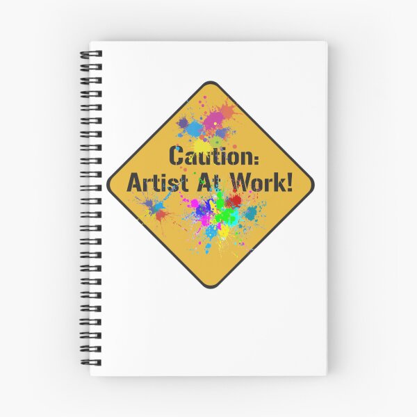 Item preview, Caution Artist At Work designed and sold by Healio2.