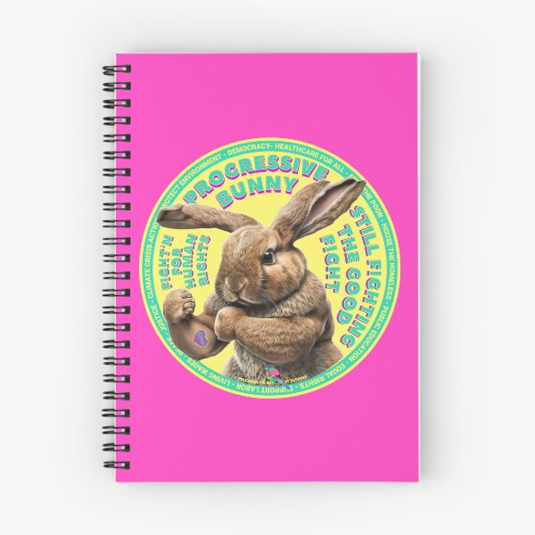 Item preview, PMD00634 Progressive Movement Designs funny bunny for Easter or any day of the year shows you support progressive policy goals for progressive Democrats and Independents and Bernie Sanders supporters designed and sold by ProgressiveLeft.