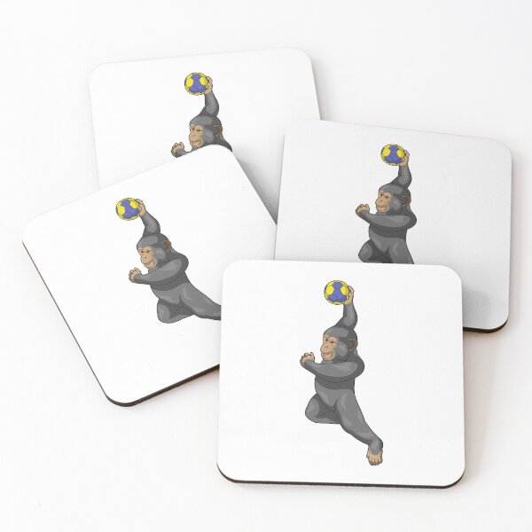Item preview, Monkey Handball player Handball designed and sold by Snabdesign84.
