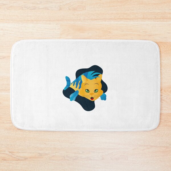 Item preview,  The yellow fish that accompanies the mermaid, cat designed and sold by CreandoLios.