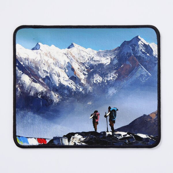 Item preview, Panoramic View Of Ama Dablam Peak Everest Mountain designed and sold by Whimsy Art.