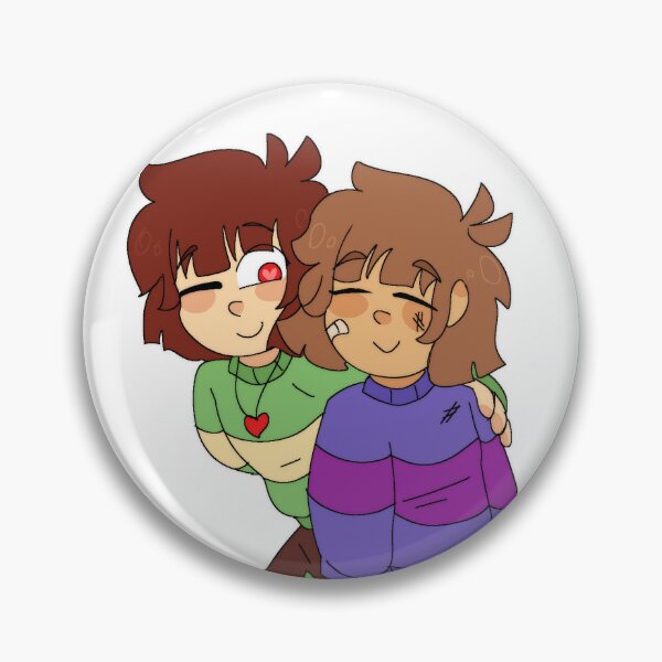 Item preview, Undertale Chara and Frisk designed and sold by TheHipsterNug.