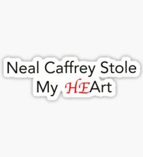 Neal Caffrey Stole My (He)Art Sticker