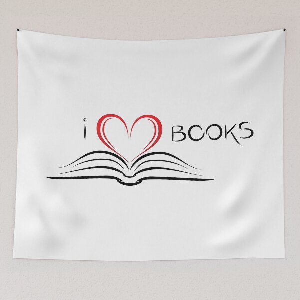 Item preview, I love books designed and sold by WearMood.