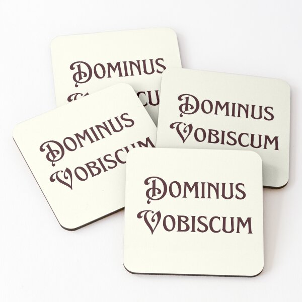 Item preview, Dominus Vobiscum May the Lord Be With You Catholic Latin Mass Greeting designed and sold by IceCreamMuseum.