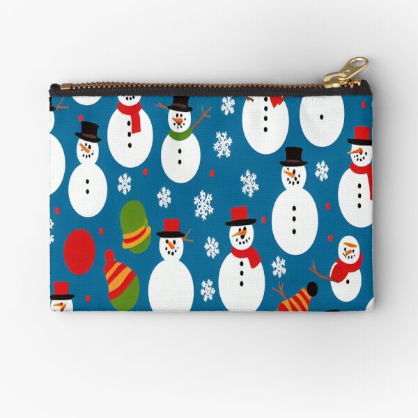 Winter Season Pattern 1 Zipper Pouch