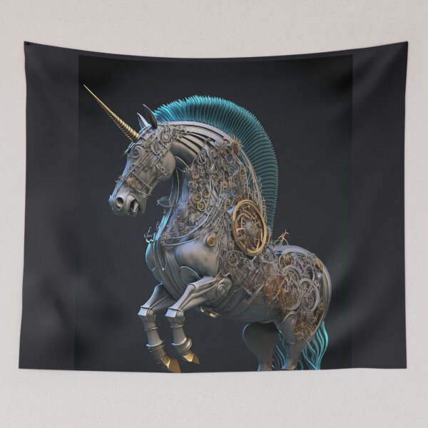 Item preview, Cybernetic Unicorn Exposed 1 designed and sold by Richard-Y.