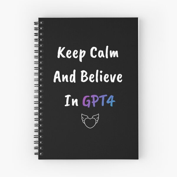 Item preview, GPT4 T-Shirt Black - Keep Calm and Believe In GPT4  designed and sold by Majmarketers.
