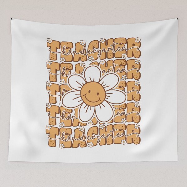 Item preview, Groovy Retro Kindergarten Teacher Cute Flower Back to School designed and sold by MintedFresh.