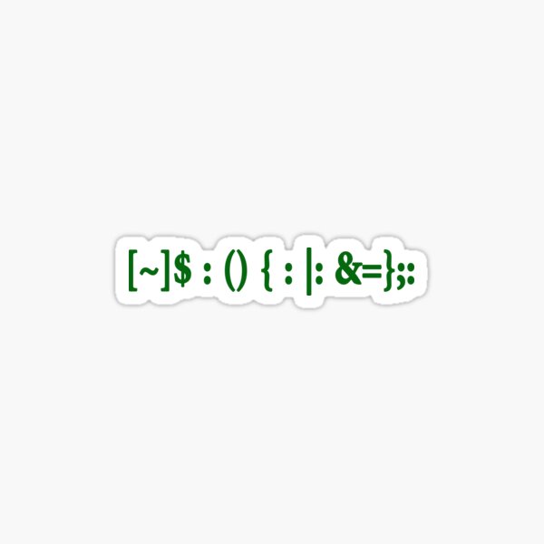 Item preview, Bash Fork Bomb designed and sold by BellourouShop.