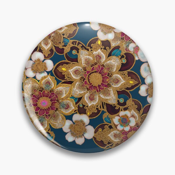 Item preview, Blue Paisley Floral designed and sold by Alma Lee.