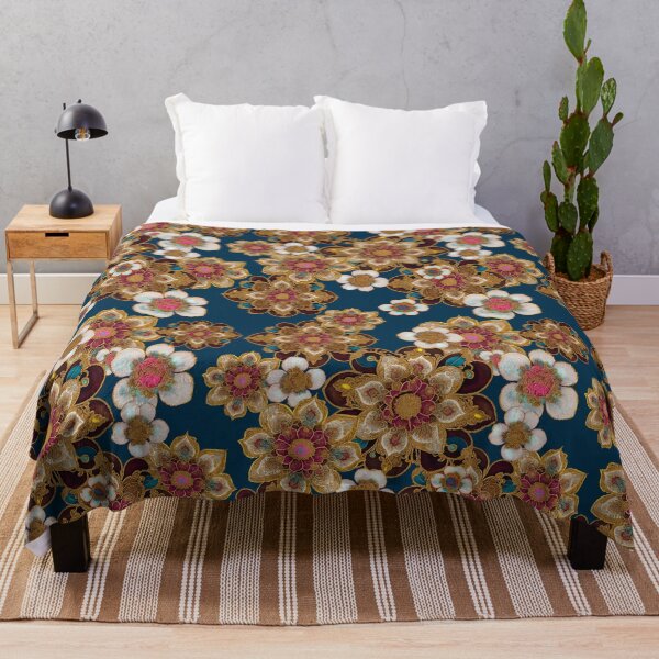 Item preview, Blue Paisley Floral designed and sold by Alma Lee.