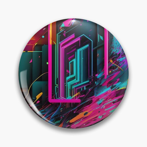 Item preview, abstract neon - color splash designed and sold by R&B Art and design.