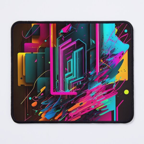 Item preview, abstract neon - color splash designed and sold by R&B Art and design.