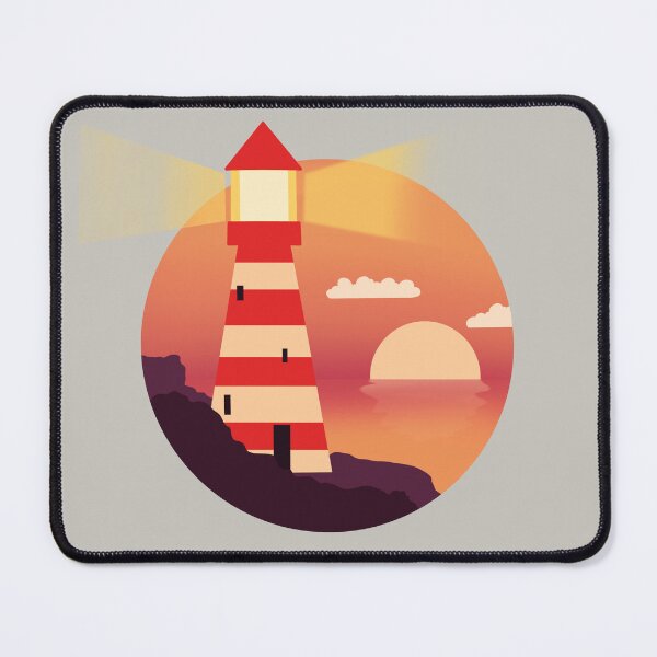 Item preview, Lighthouse Sunset designed and sold by tayyshep.