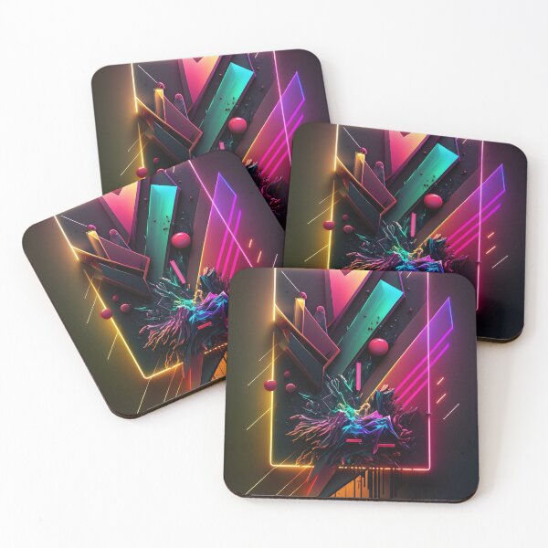 Item preview, abstract neon light art - wallpaper  designed and sold by R&B Art and design.