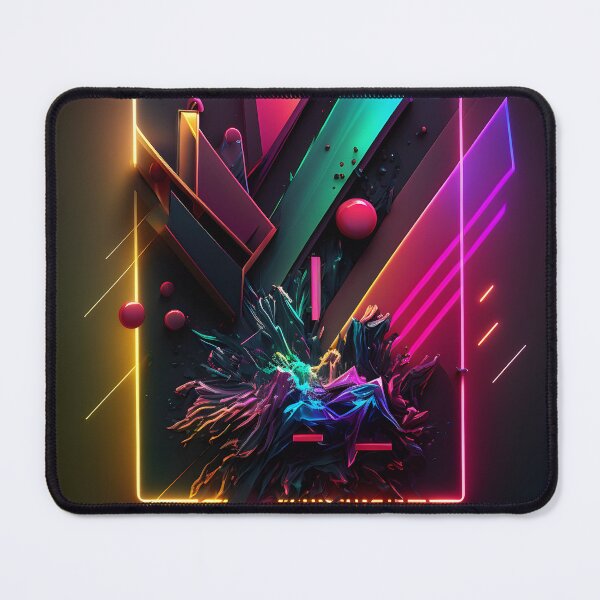 Item preview, abstract neon light art - wallpaper  designed and sold by R&B Art and design.