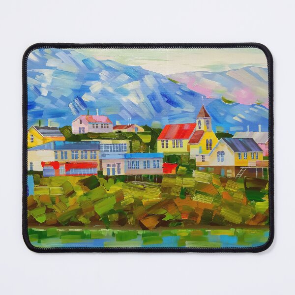 Item preview, Norway Lofoten. Oil painting. norwegian landscape designed and sold by DmitrySkripnyc.