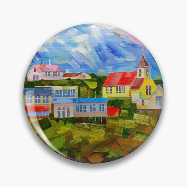 Item preview,  Norway Lofoten. Oil painting. norwegian landscape designed and sold by DmitrySkripnyc.