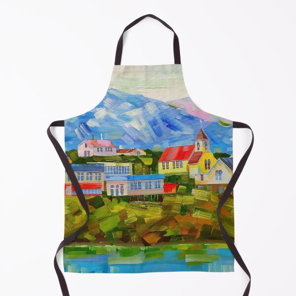Item preview, Norway Lofoten. Oil painting. norwegian landscape designed and sold by DmitrySkripnyc.