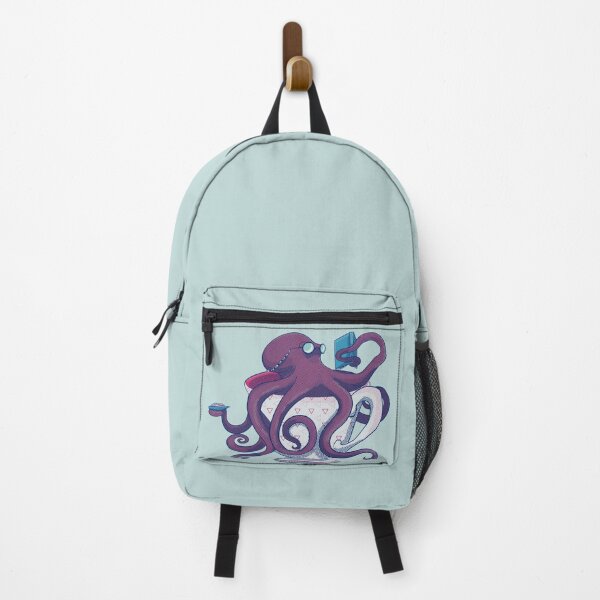 Item preview, Octopus teacup books bibliophile designed and sold by j-nash-art.