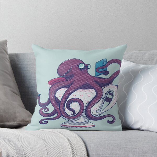 Item preview, Octopus teacup books bibliophile designed and sold by j-nash-art.