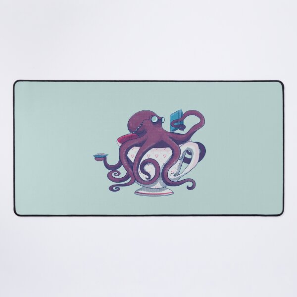 Item preview, Octopus teacup books bibliophile designed and sold by j-nash-art.