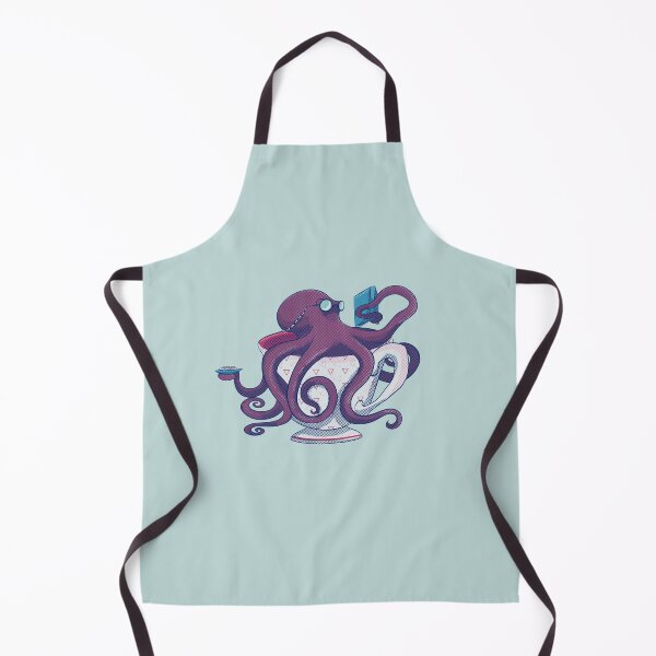 Item preview, Octopus teacup books bibliophile designed and sold by j-nash-art.