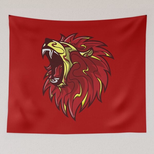Item preview, scarlet and gold lion house designed and sold by FamiFrikiV.