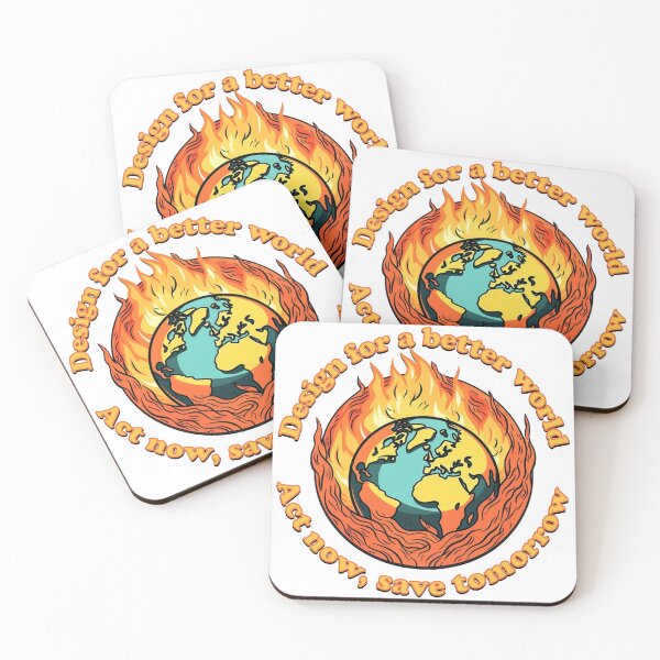 Item preview, Design for a better world: Act now, save tomorrow designed and sold by Retro Type.
