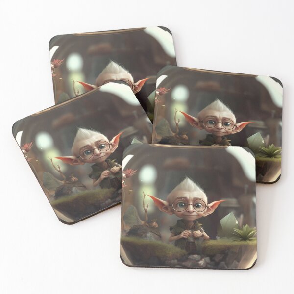 Item preview, Old Elf in Glass Terrarium designed and sold by WhimsyGrove.