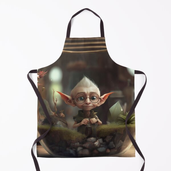 Item preview, Viejo duende en terrario de cristal designed and sold by WhimsyGrove.