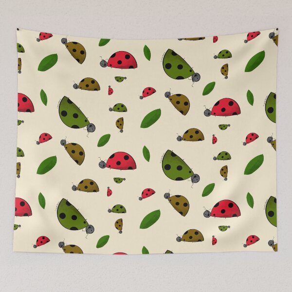 Item preview, Jammin' Ladybug Repeating Pattern designed and sold by LiimiimHaywaas.
