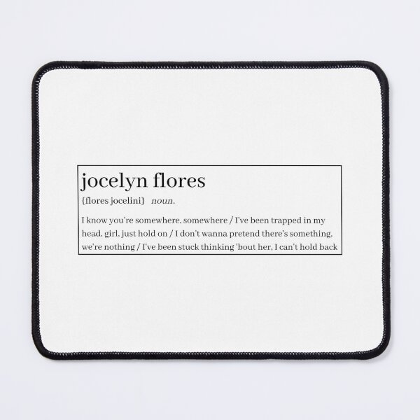 Item preview, "Jocelyn Flores" definition  designed and sold by 1xstonee-shop.