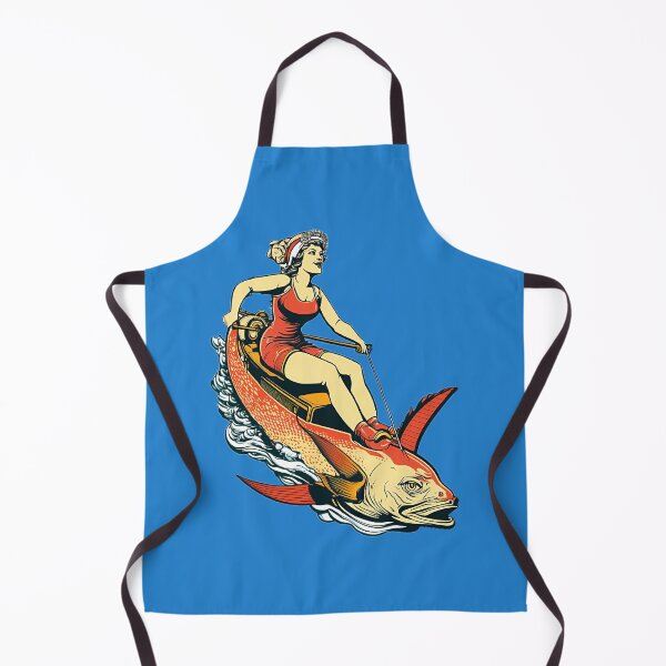 Item preview, Woman Riding a Salmon in Driva designed and sold by Void-Fantasies.