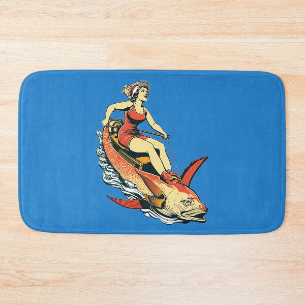 Item preview, Woman Riding a Salmon in Driva designed and sold by Void-Fantasies.