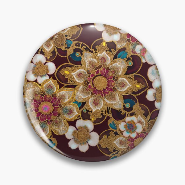 Item preview, Wine Paisley Floral designed and sold by Alma Lee.