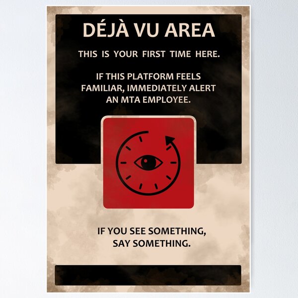Item preview, Deja Vu area sign designed and sold by myzart.