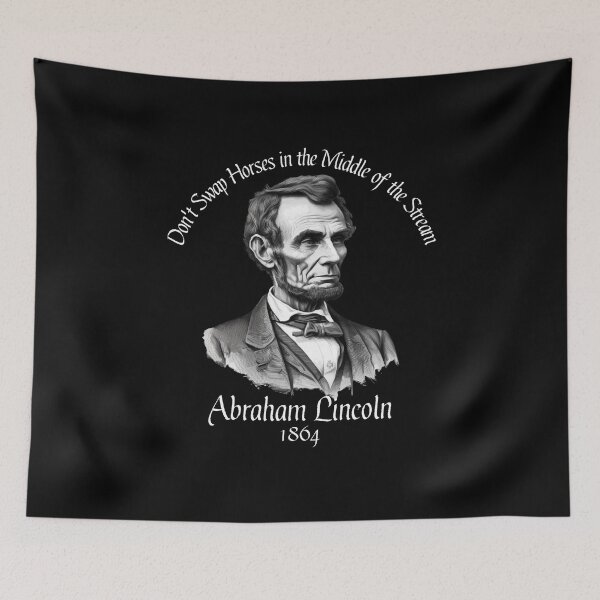 Item preview, Abraham Lincoln 1864 Campaign Slogan History Buff  designed and sold by The Junto Shop.