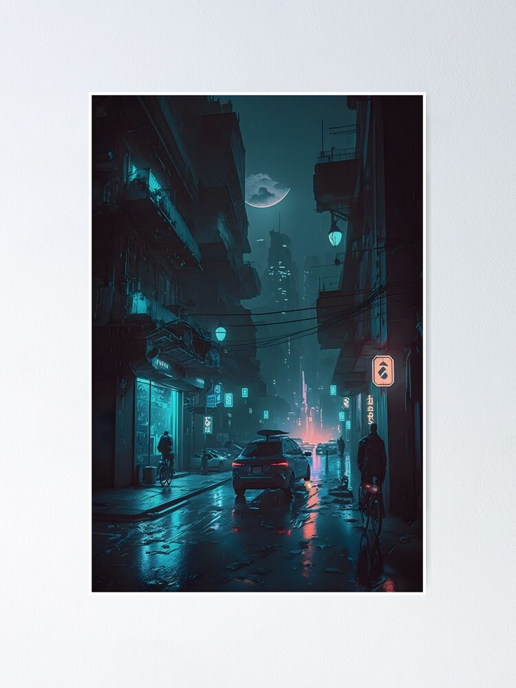 Cyberpunk Night City Mouse Pad for Sale by StellaTrove