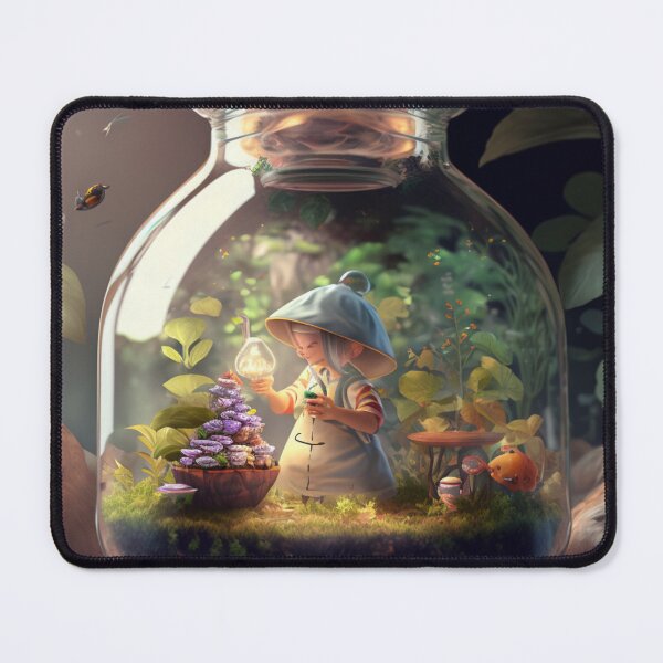 Item preview, Lady Elf in Glass Terrarium designed and sold by WhimsyGrove.
