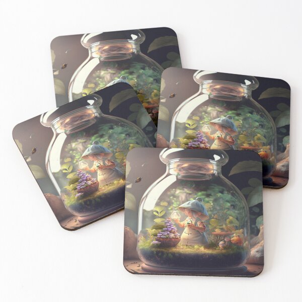 Item preview, Lady Elf in Glass Terrarium designed and sold by WhimsyGrove.