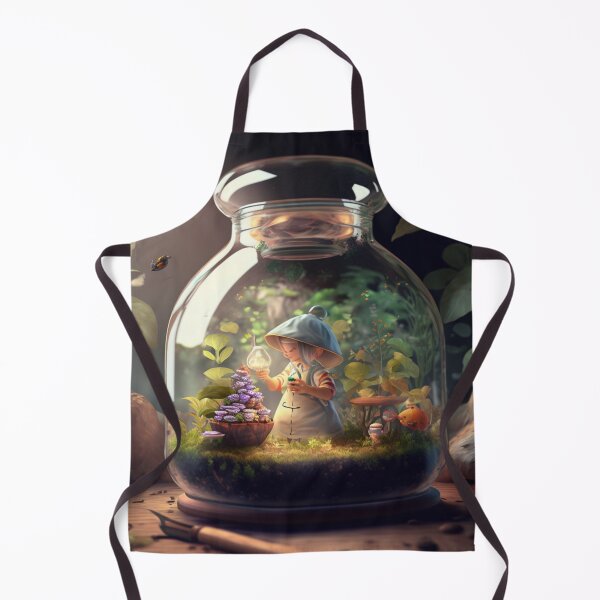 Item preview, Lady Elf en terrario de cristal designed and sold by WhimsyGrove.