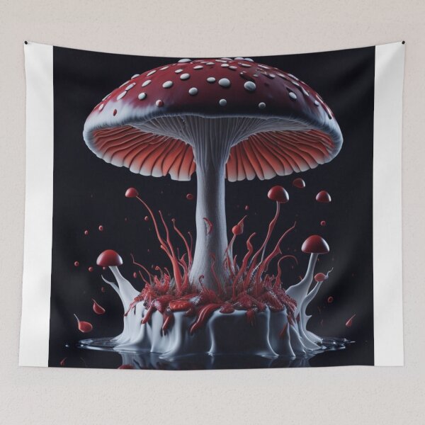 Artikelvorschau, Pilz Nr. 61 Teil der Pilzsammlung entworfen und verkauft von Psychedelic Psychos.