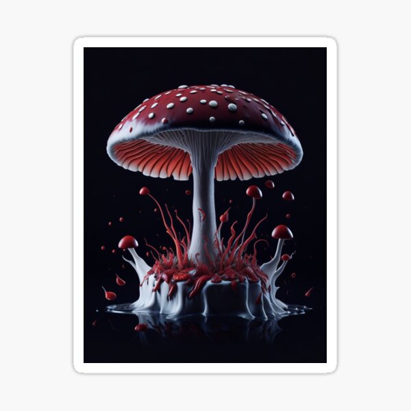 Mushroom #61 Part of the Mushroom Collection Sticker